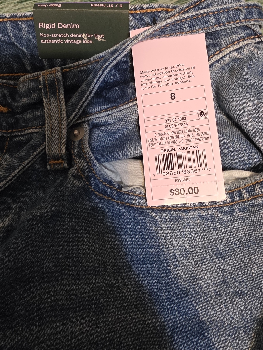 wild fable Blue Rigid Denim Flare Jeans